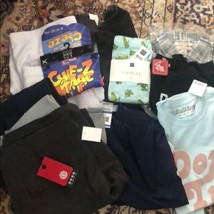 A whole lot of my sons brand new clothing